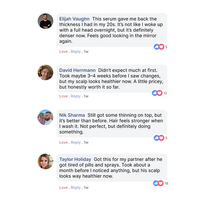 Advanced Copper Peptide Hair Regrowth Formula